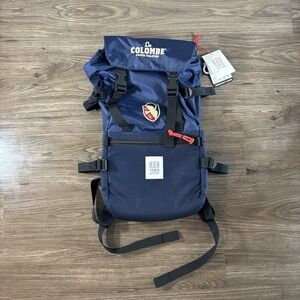 Topo Designs x La Colombe Coffee Rover Pack Classic Navy Blue Backpack Nylon